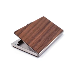 Professional Wood Business Card Holder Pocket Business Card Case Slim Business Card Carrier Business Card Holder