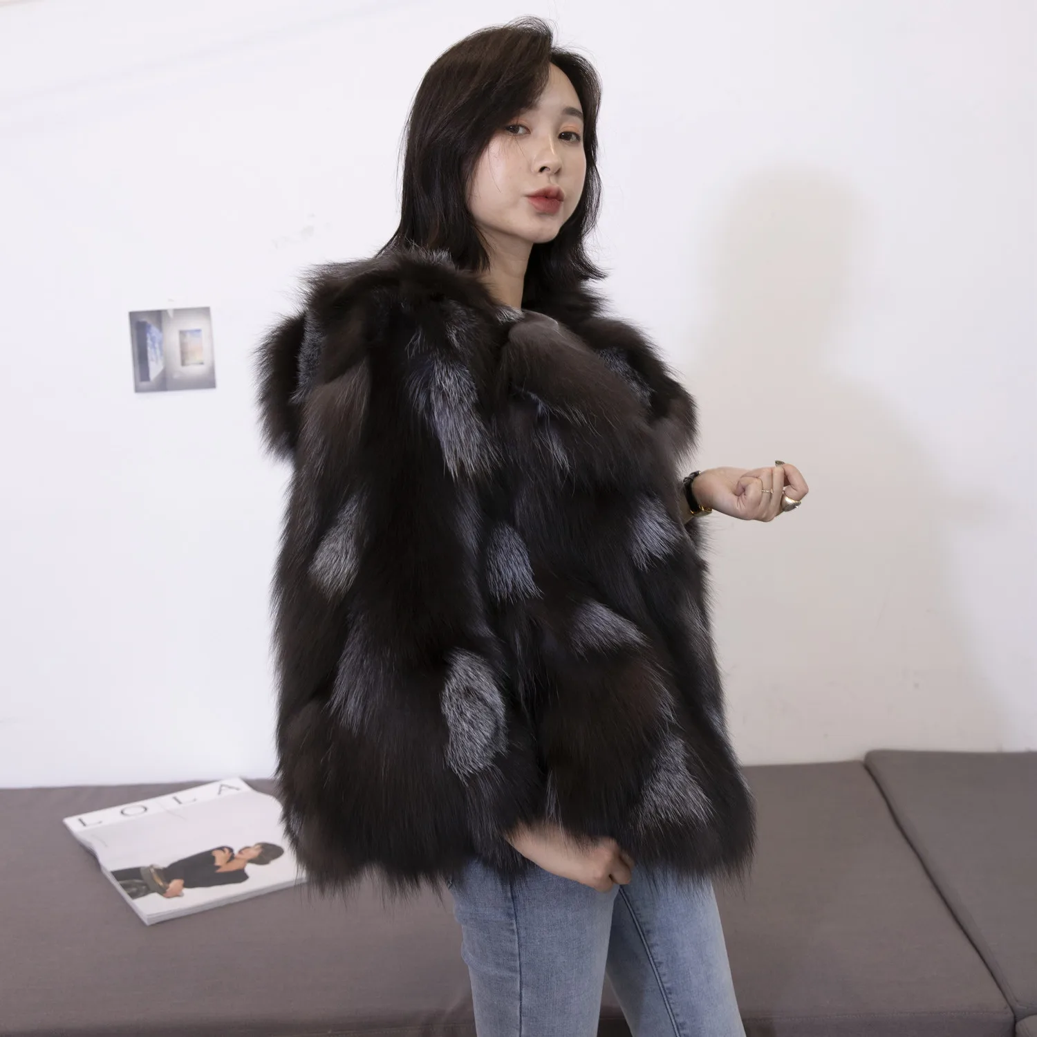 

Fox Real Fur Coat Winter Jacket Women Hooded Luxury Fur Coats and Jackets Women Clothes 2020 Chaqueta Mujer MY3659 s s