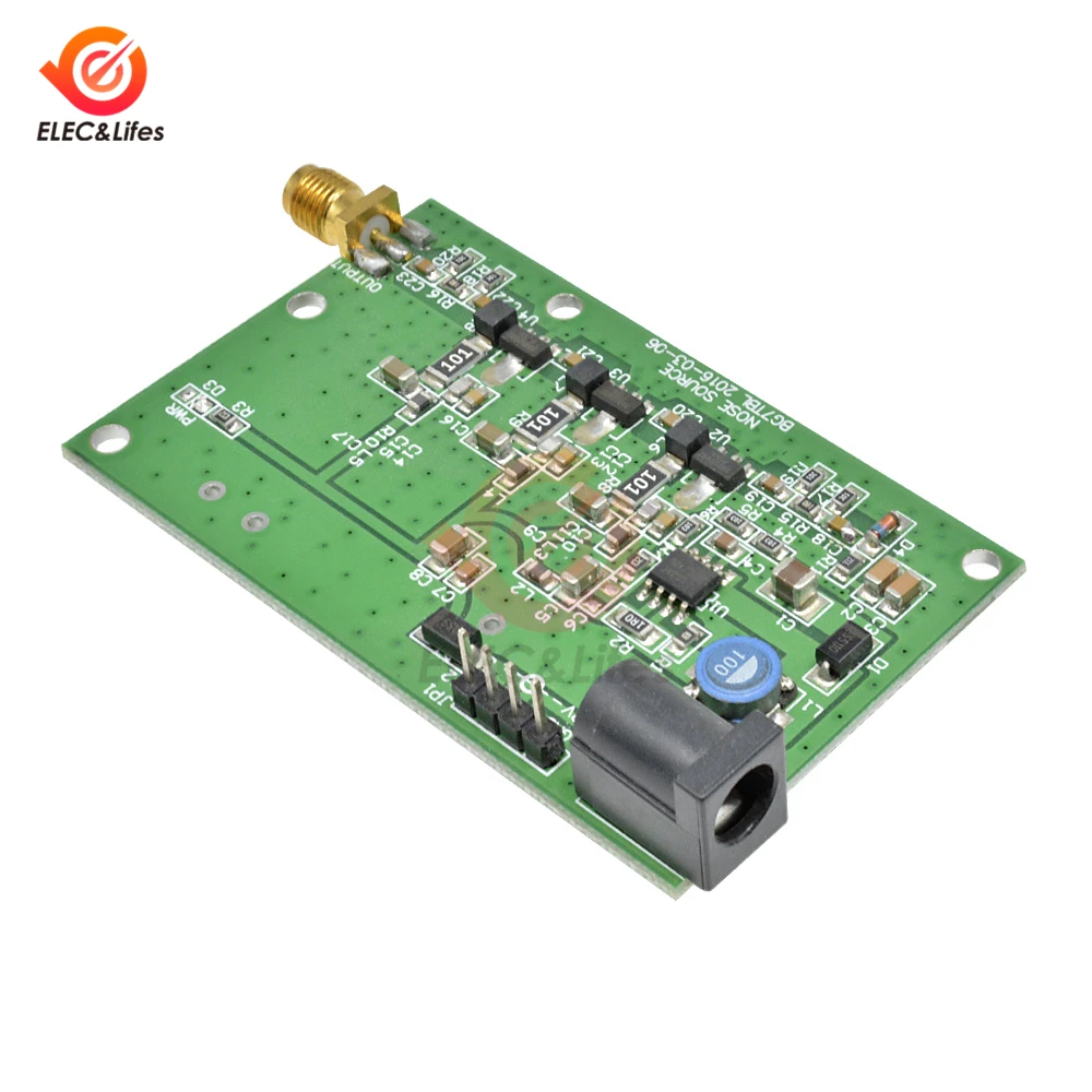 DC 12V 0.3A Noise jam Source Simple Spectrum External Generator Tracking SMA Source Case DC12V/0.3A tracking Signal Generator