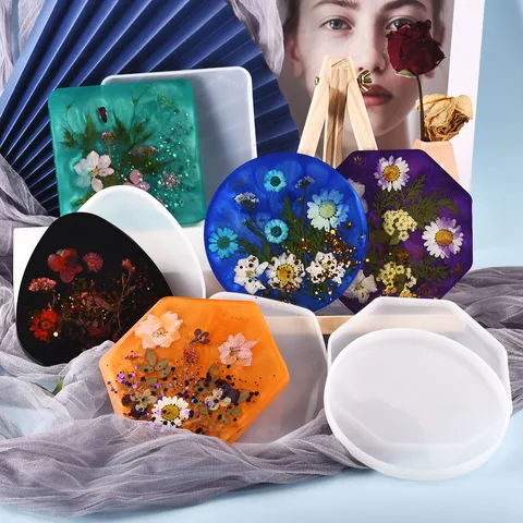 Форма из кубической смолы, форма из эпоксидной смолы, силиконовая форма для хранения подвесок, квадратная и прямоугольная форма для литья силиконовая смола отзывы - №6