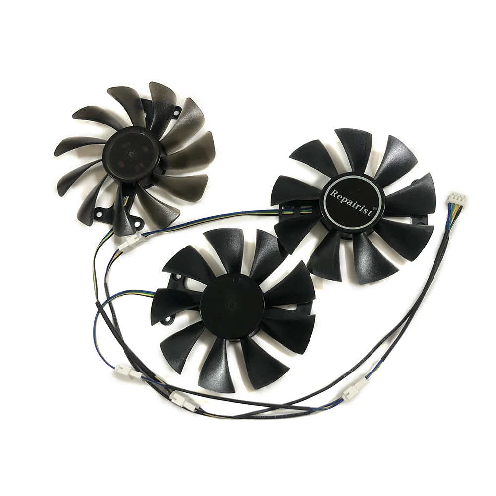 3Pcs/Set,Graphics Cooler,Video Cards Fan,GPU Card Cooling,GAA8S2U,GA91S2H,For SOYO RX 5700XT,For Yeston RX 580 8G D5 Game ACE PA