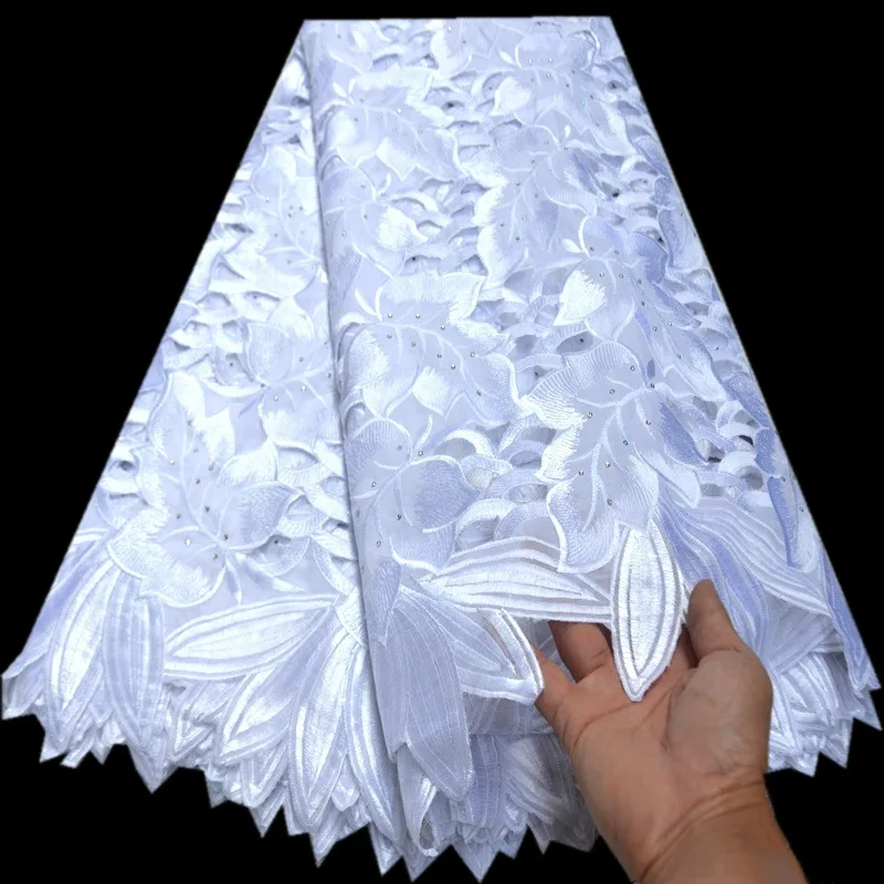 Swiss Voile Lace In Switzerland High Quality 2019 White African Dry Lace Fabric Swiss Voile For Men Swiss Voile Lace RG010