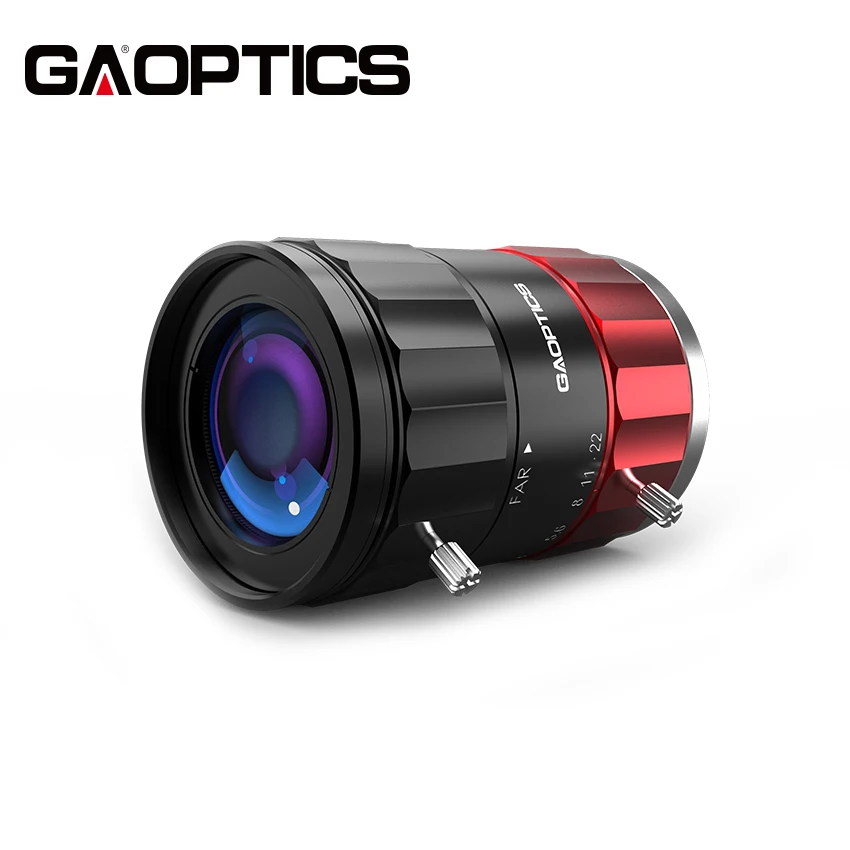 4K 8 Megapixel Manual Iris Optical Imaging Lens For CCTV Industrial Cameras