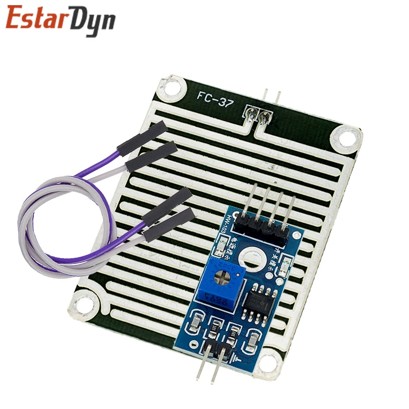 Snow Raindrops Detection Sensor Module Rain Weather Module Humidity For Arduino Relay Control Module Rain Water Sensor Module