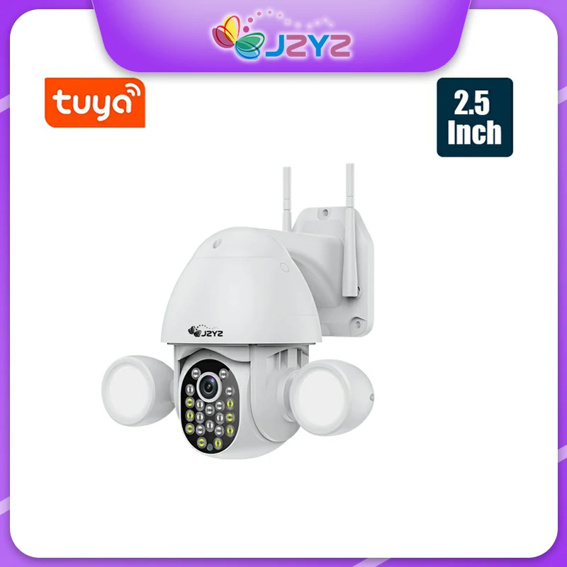 

3MP Floodlight Security Cameras With Wifi Tuya Smartlife Google Alexa AI Auto Tracking Motion Detection CCTV Vedio Surveillance