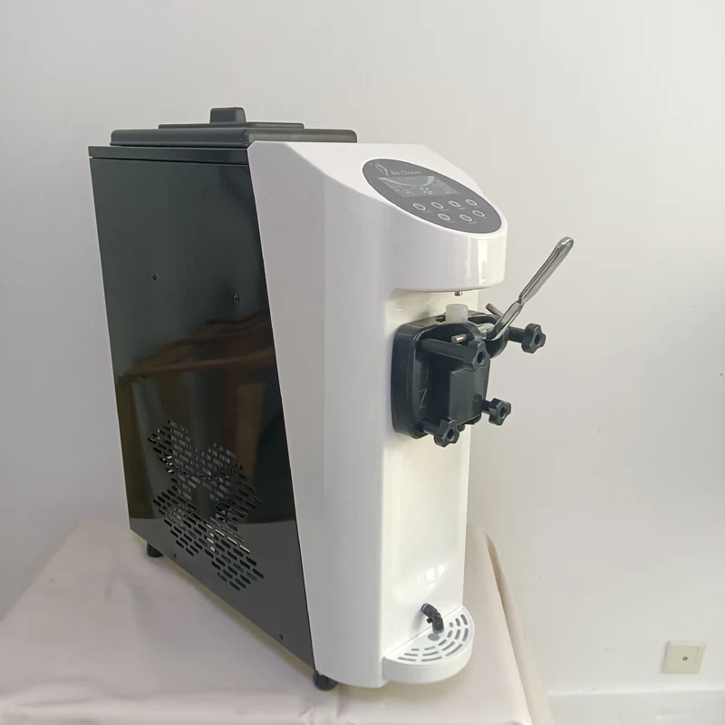 Luxury One flavor Ice Cream Machine Desktop Small Ice Cream Machine Portable Soft Ice Cream Machine