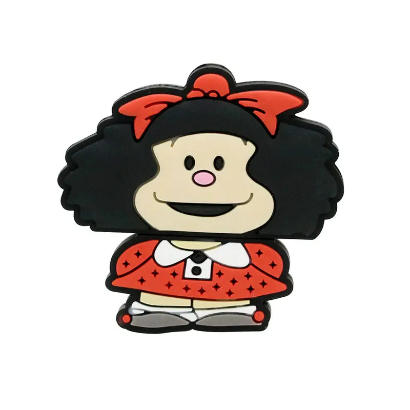 Bonito Orangotango USB Flash Drive, Caneta Mafalda, USB Stick Pendrive, Memory Stick Disk, 128GB, 64GB, 32GB