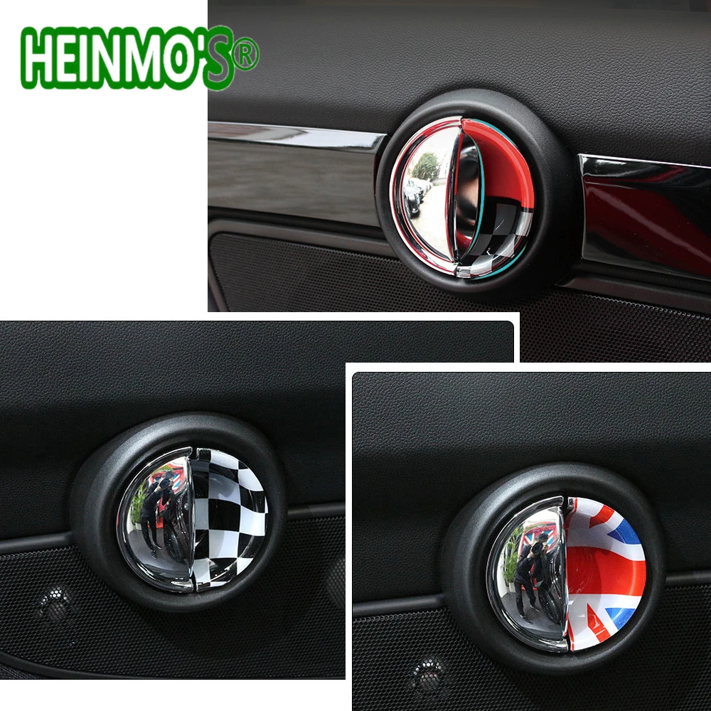 Para Mini Cooper Clubman Countryman F54 F55 F56 F60 accesorios de coche Union Jack manija de puerta Interior de coche decoración pegatinas de