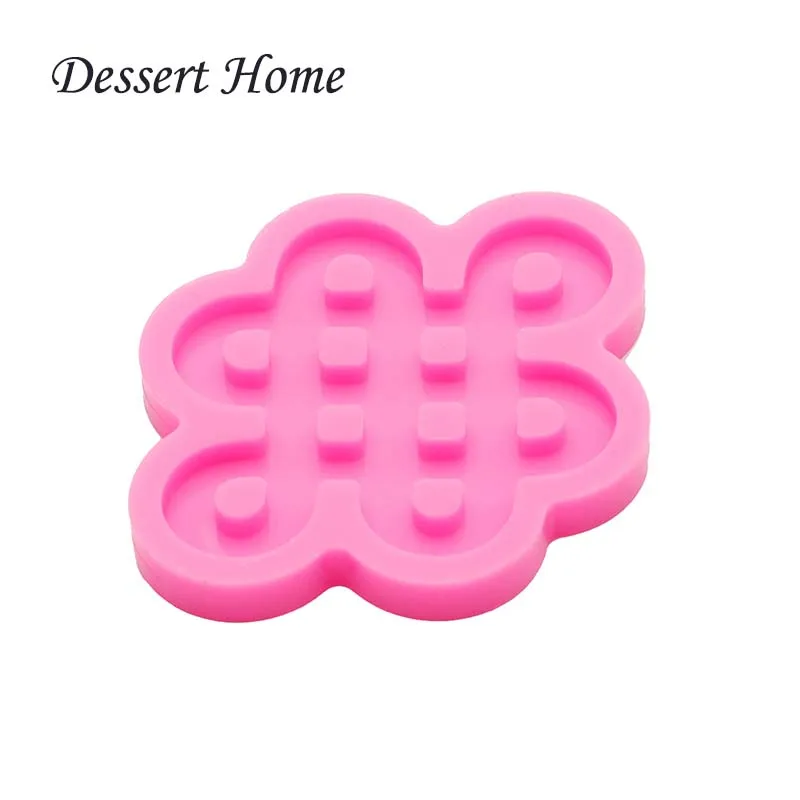 DY1004 Bright Tassel Knot Keychain Molds, Silicone Resin Art Diy Mold, Epoxy Mould, Supplies for Jewelry, Polymer Clay