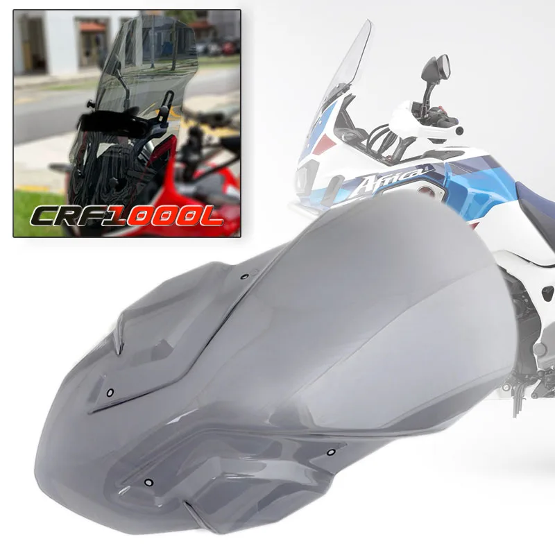 

Motorcycle Accessories Screen Windshield Fairing Windscreen For HONDA CRF1000L CRF 1000L Africa Twin 2016 2017 2018 2019