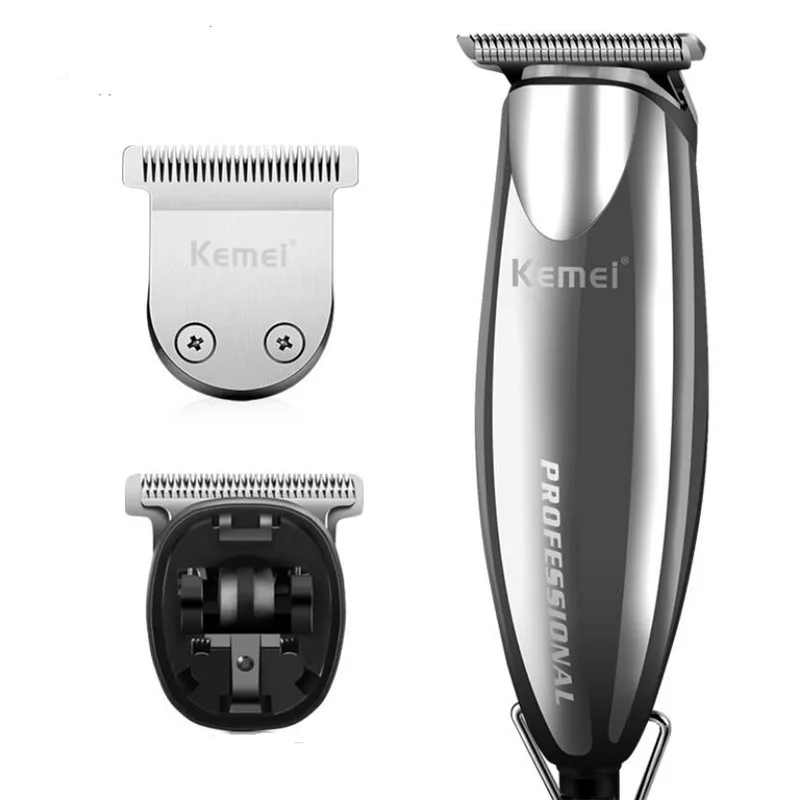 

Professional Electric Barber Detail Clipper Haircut Slick Back Lettering Cutter Hairline Trimmer Outline Fading Shaver Razor Set