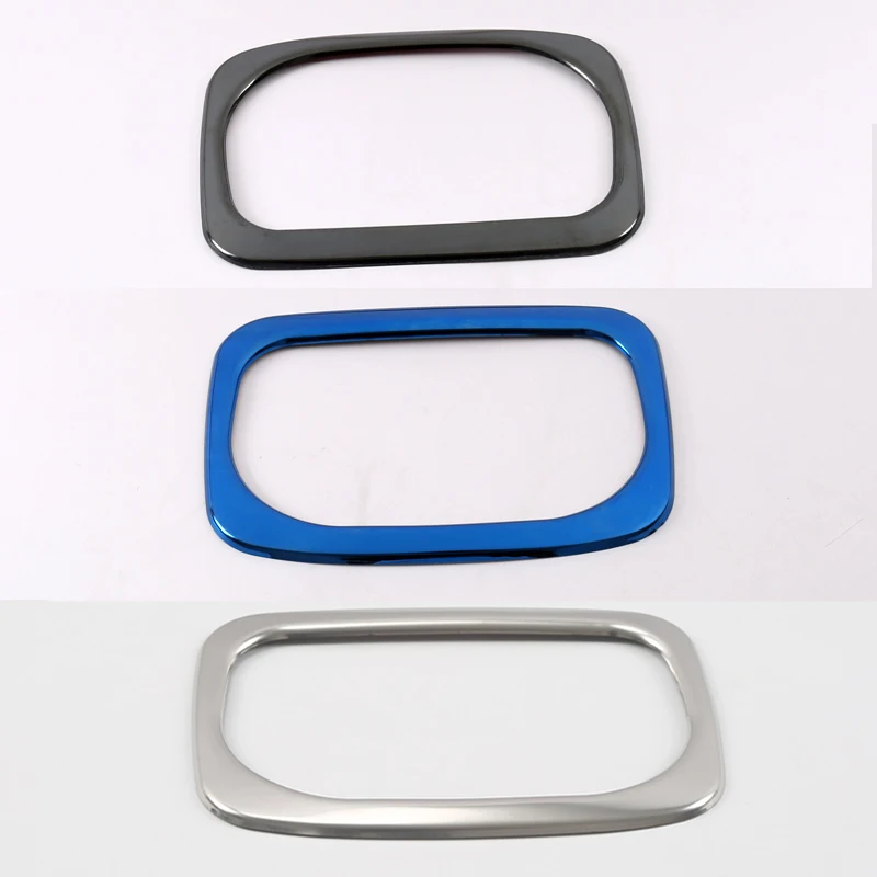 Rear Cup Holder Covers for Honda Civic 2016-2019 10th Gen Rear Cup Holder Decorative Frame Trim Sticker Car Interior Accessories