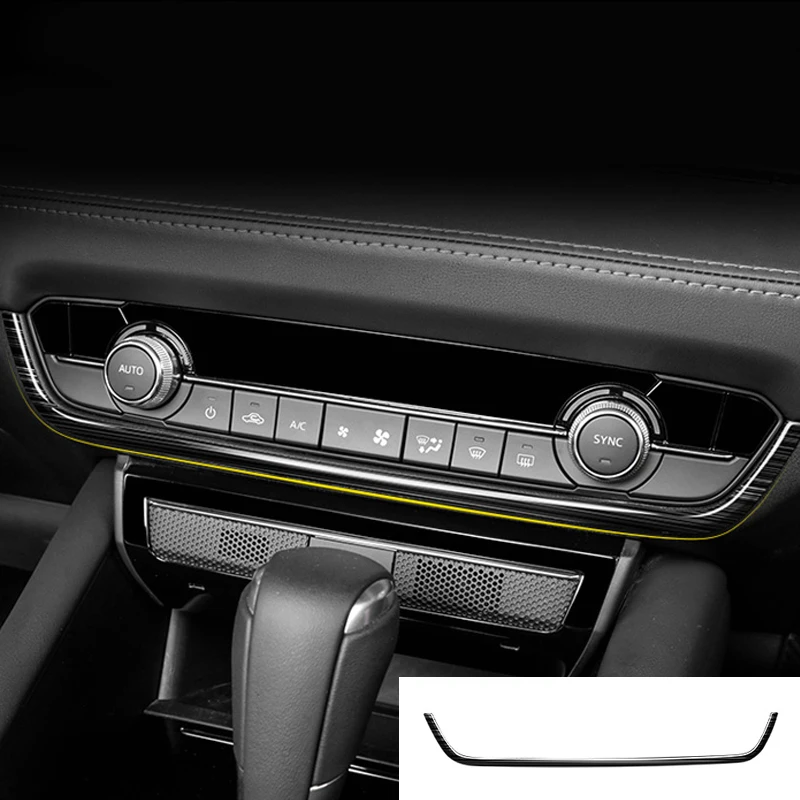 Interior Molding For Mazda 6 Mazda6 2019 2020 2021 Interior Center Console Water Cup Panel Gear Frame Trim Cover Car Decoration