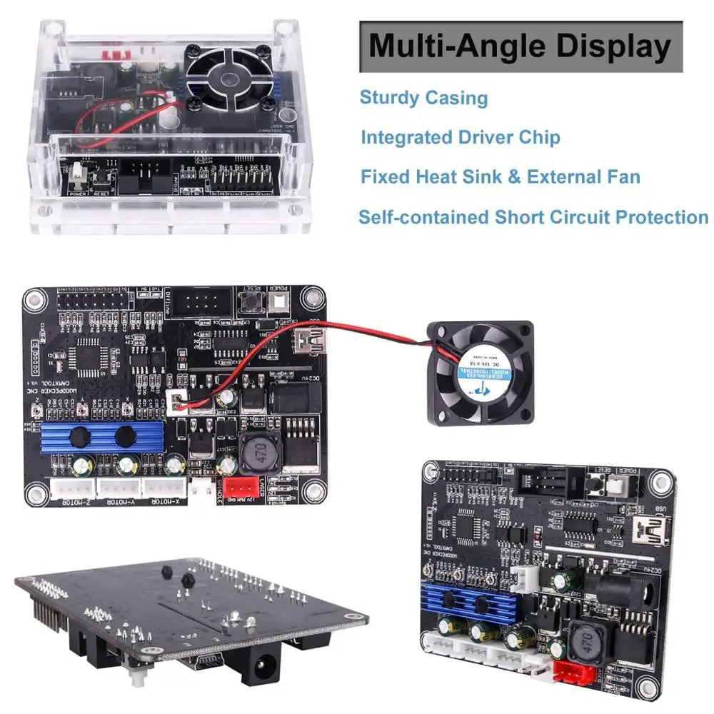 Imagem -06 - Cnc 3018 Pro Laser Gravador Grbl Controle Faça Você Mesmo Mini Cnc Máquina Eixo Pcb Fresadora Madeira Router com Offline