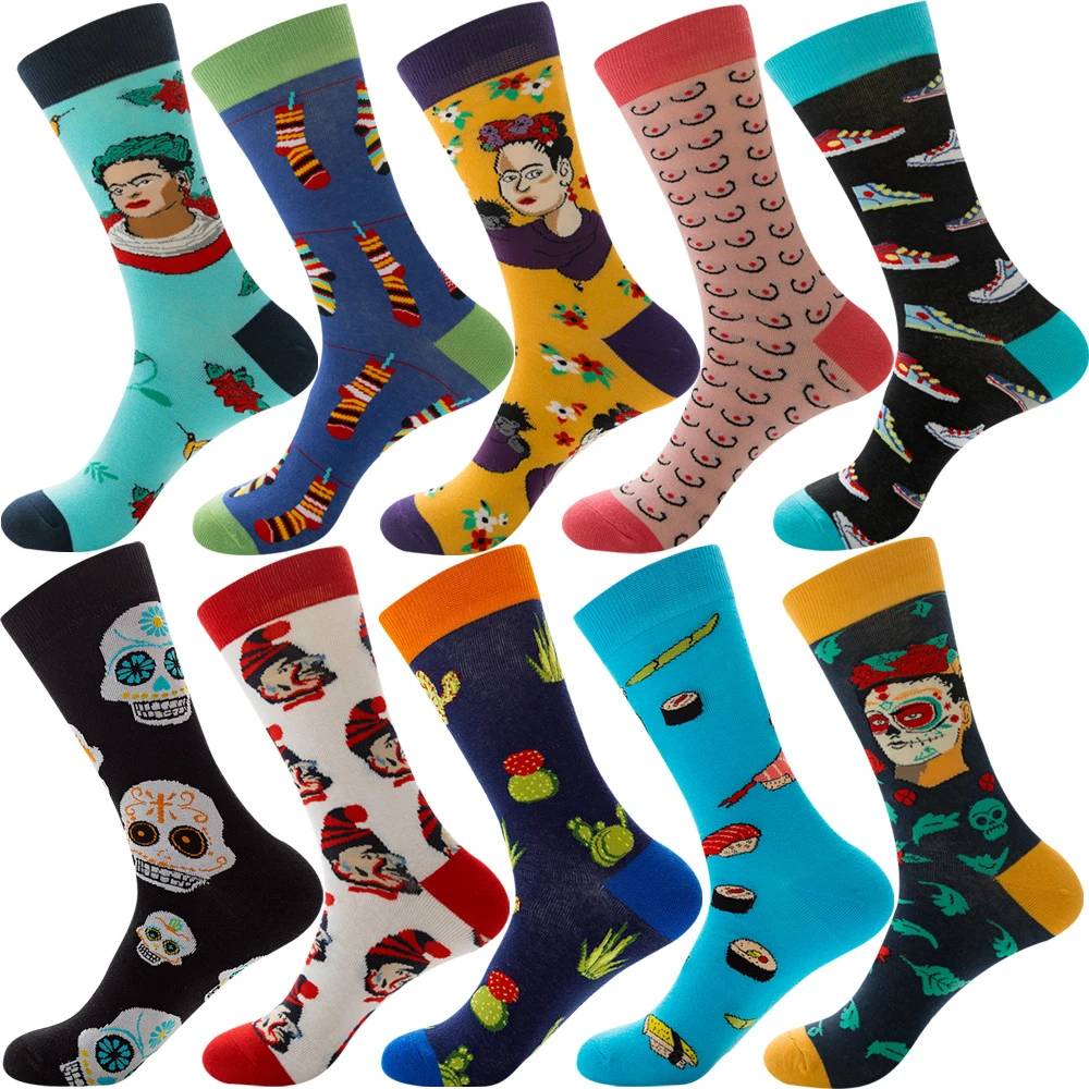 Hats, socks, shoes, Mexican women, Sushi, care for women, hats, universal socks for menfor men and women ZQ017