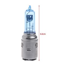 Motorcycle DC 12V 35W BA20D Headlight Halogen Bulb Xenon White Light