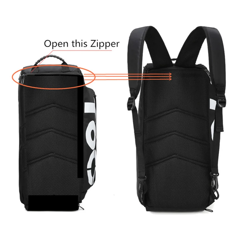 Waterproof Sport Weekend Bag With Shoe Compartment Fitness Training Backpack Ultralight Gym Bags Outdoor Yoga Sports Duffle Bag