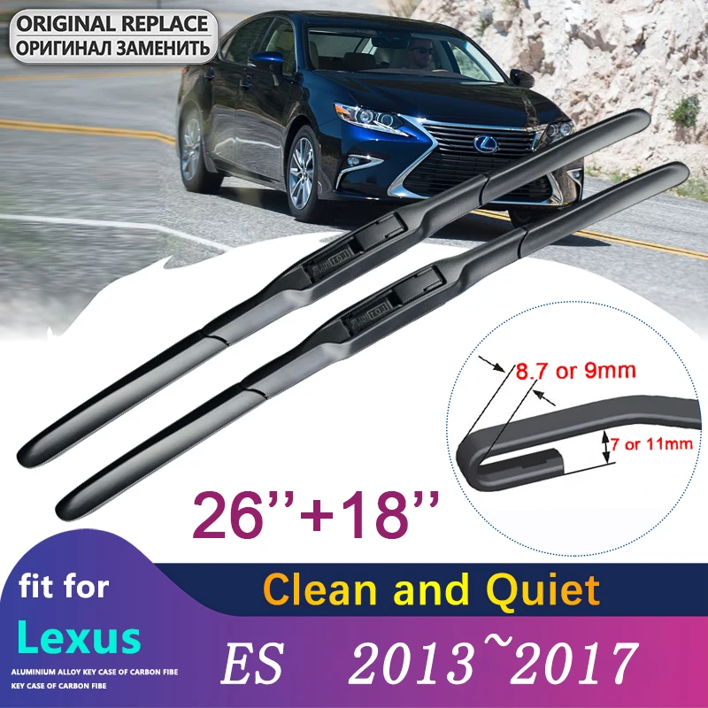 

Car Wiper Blades for Lexus ES ES250 ES300h ES350 2013~2017 2015 2016 XV60 250 300h 350 Front Windshield Brushes Car Accessories