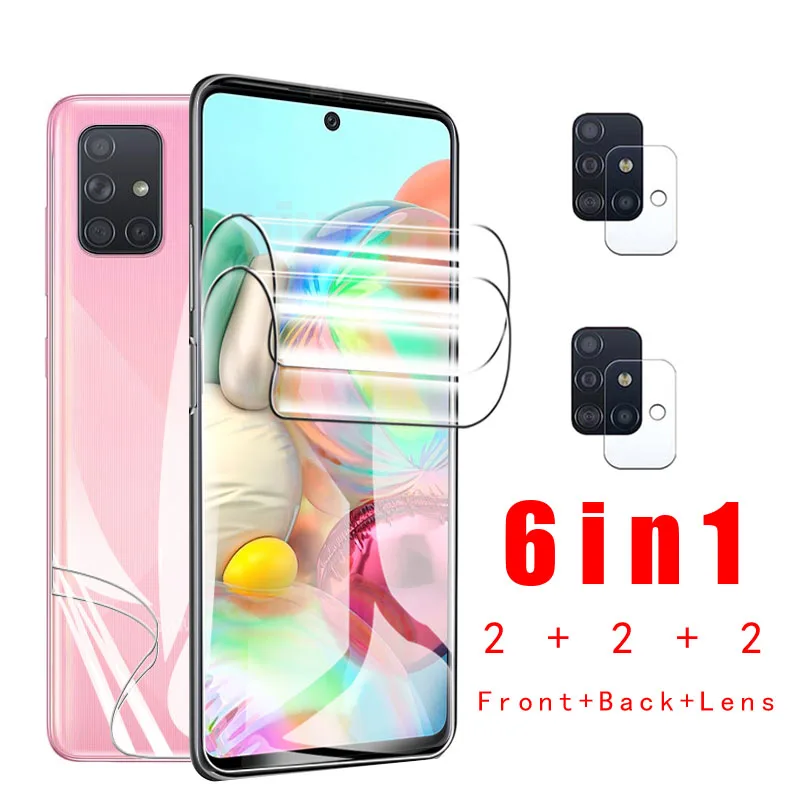 

Hydrogel Film For Samsung Galaxy A52s A52 A72 A32 M21 A21s A51 A71 A12 A31 A02s M31S A42 A22 Back Screen Protector Camera Glass