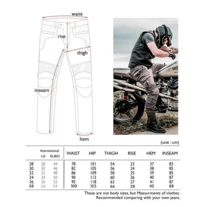 New Aramid MOTO pants motorcycle riding cotton jeans four seasons Knight pants anti-fall high elastic pants with 4 knee pads