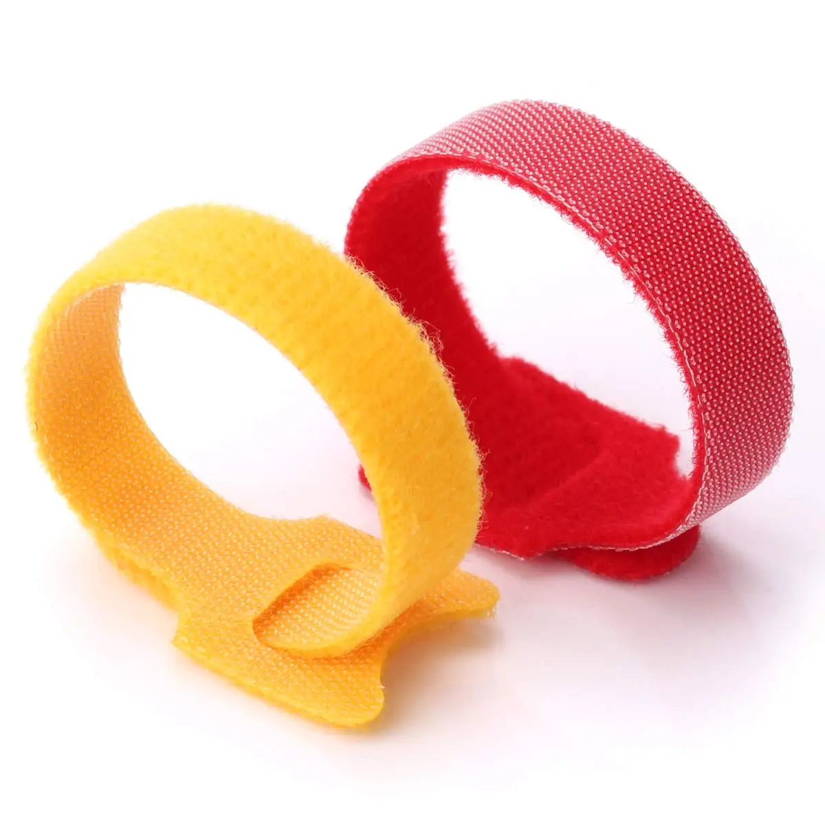 50pcs /100pcs Releasable Cable Ties Colored Plastics Reusable Cable ties Nylon Loop Wrap Zip Bundle Ties T-type Cable Tie Wire