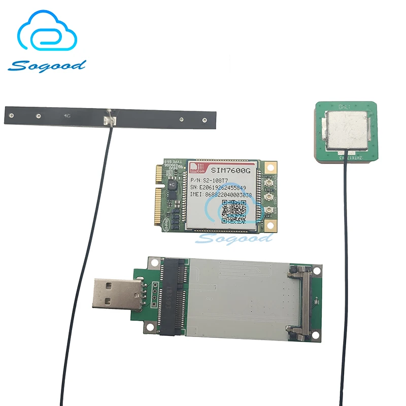 SIM7600G module MINI PCIE SIMCOM SIM7600 LTE CAT1 multi-band LTE-FDD/LTE-TDD/HSPA+/UMTS/EDGE/GPRS/GSM CAT-M&NB-IoT module