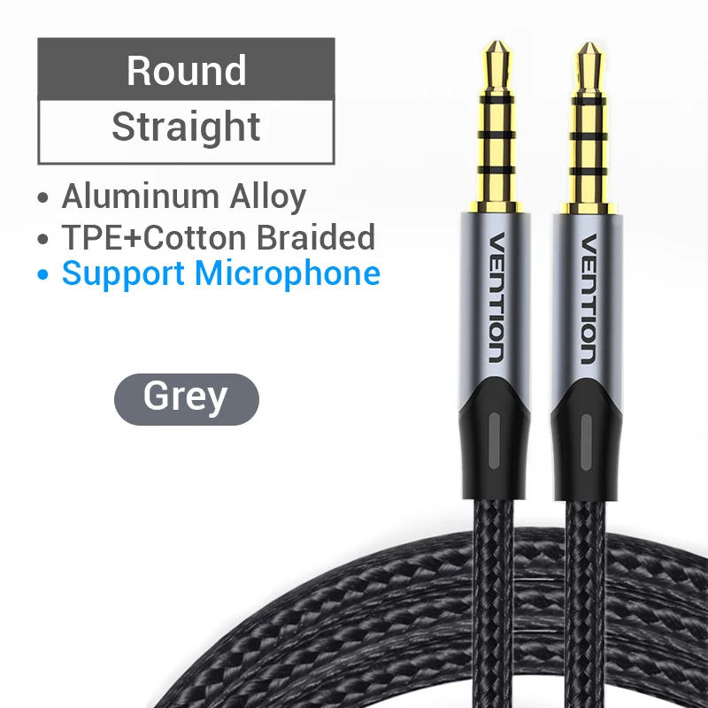 Ventie Jack 3.5 Aux Kabel Man Op Man 3.5 Mm Jack Hifi Audio Kabel Voor Gitaar Auto Microfoon Hoofdtelefoon Speaker aux Kabel