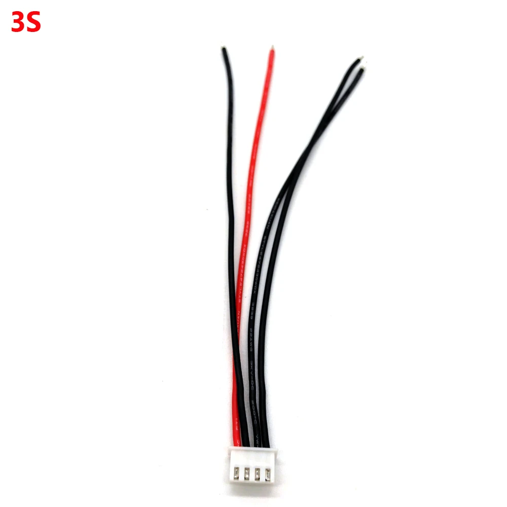 5pcs/lot Balance Charging Lead 1S 2S 3S 4S 5S 6S 7S Lipo Battery Balance head Male Plug 15CM 22AWG Silicone Cable JST-XH Plug