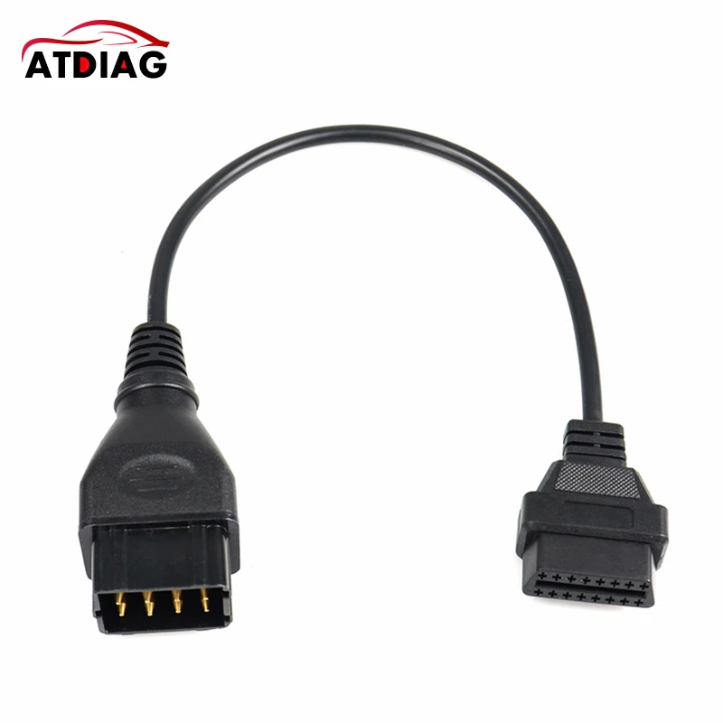 

Кабель преобразователя качества A ++, газ, 12 контактов, 12 контактов, штекер в OBD, DLC 16 контактов, 16-контактный разъем OBD2, OBDII, стандартный