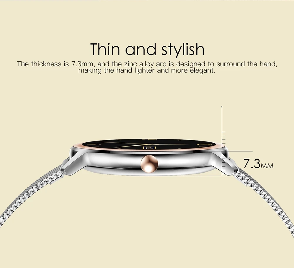 Lige นาฬิกาอัจฉริยะสมาร์ทวอท์ชใหม่สำหรับผู้หญิง, นาฬิกา Jam Tangan kebugaran กีฬาหน้าจอสัมผัสเต็มรูปแบบกันน้ำ IP67บลูทูธสำหรับ Android iOS สุภาพสตรี