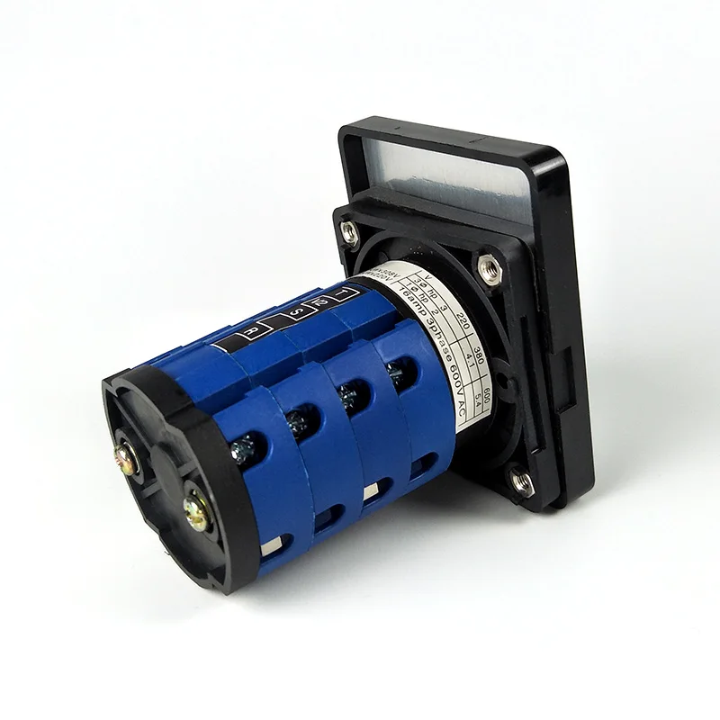 Voltmeter 3 Phase 4 Wire 7 Positions Cam Rotary Selector Changeover Switch