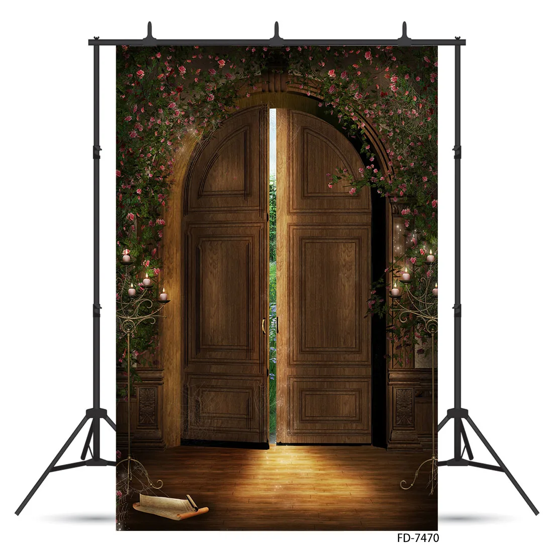 Fantasy Magic Gothic Style Door Photography sfondi Halloween fondali in vinile per bambini Baby Photocall Photo Studio