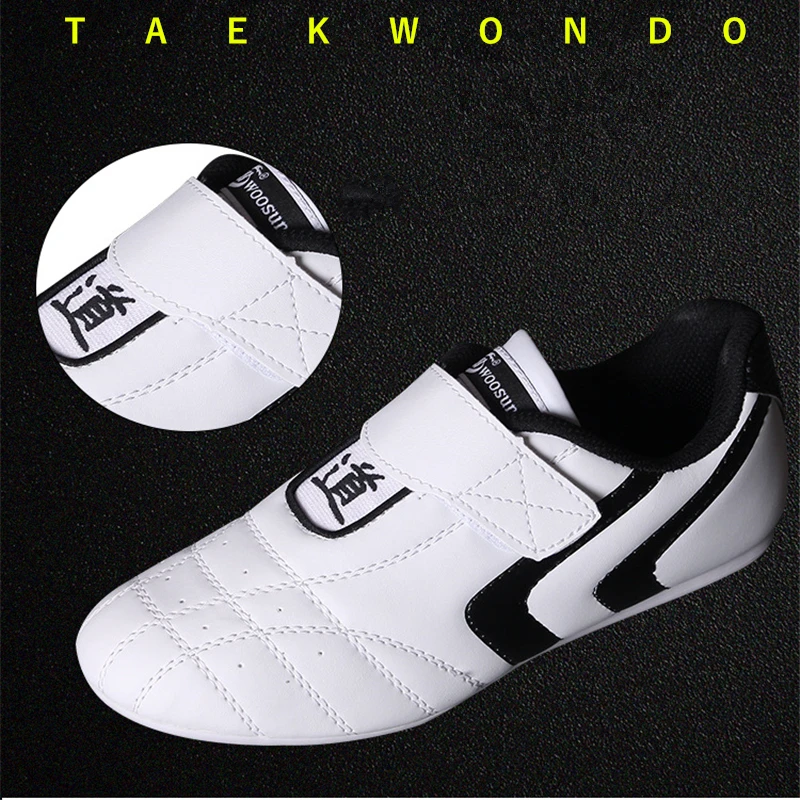 High Quality Taekwondo Shoes Men Karate Boxing Comfortable Non-Slip Children Sport Training Sneaker Trainer Soft Weightlifting