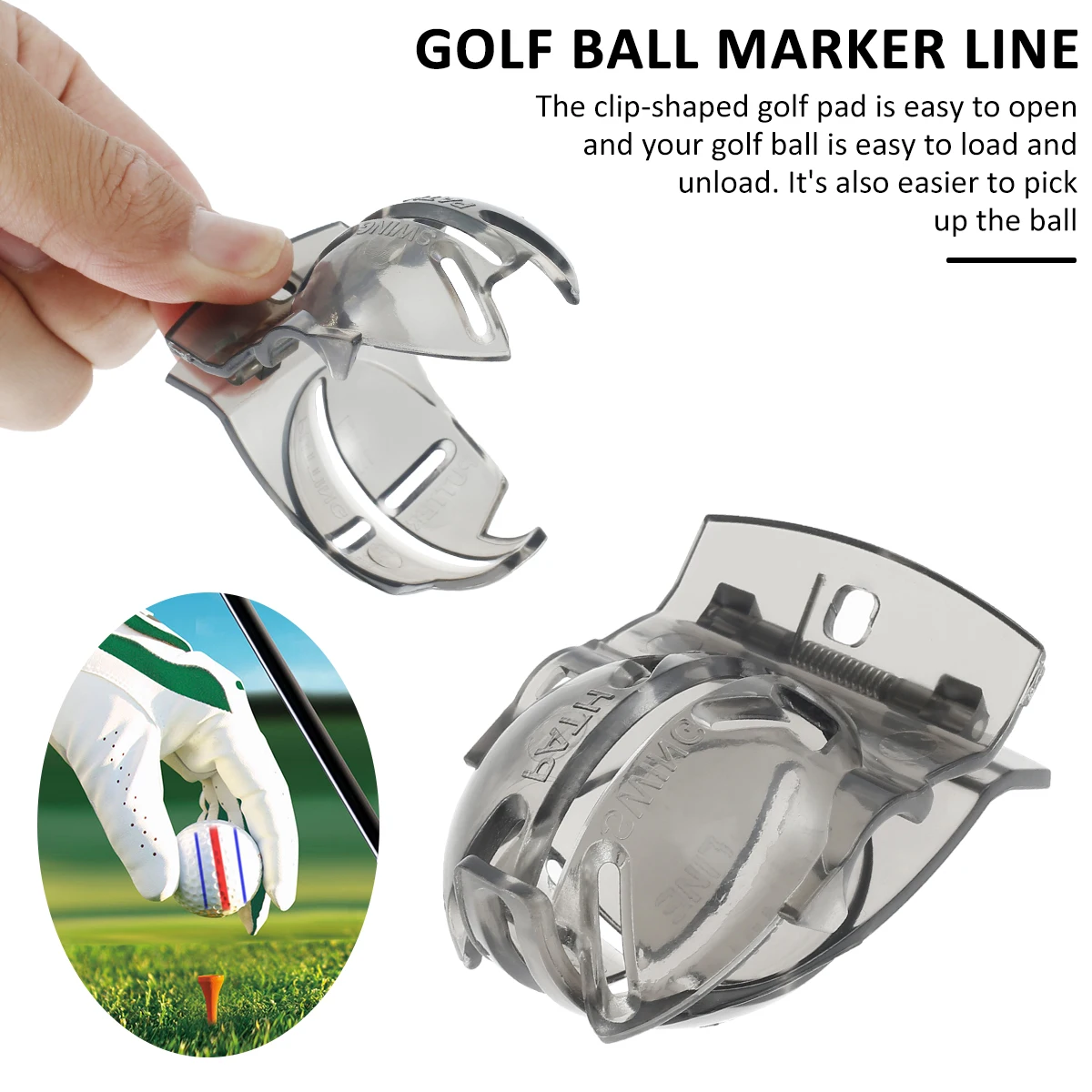 Golfbal Line Liner Bal Markering Tool Alignment Tool Golfbal Marker Pen Golf Alignment Putting Tool Lijn Marker Tekening kit