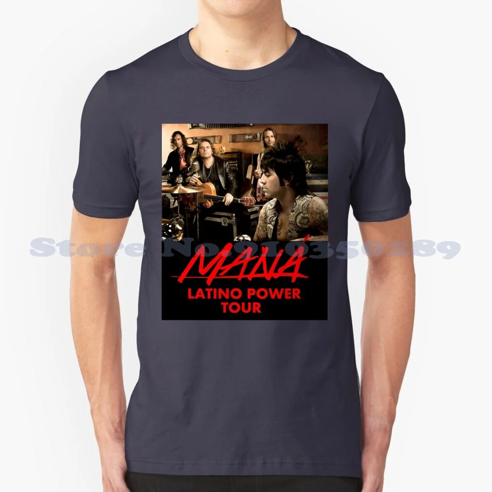 Latino Power Tour 100% Cotton T-Shirt Rayando El Sol Tour 2019 Band Mexico