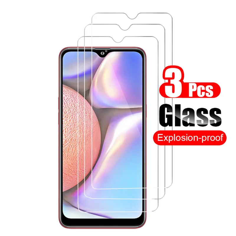 3Pcs Tempered Glass For Samsung Galaxy A10s A20s A30s A50s A70s Screen Protector Protective Film For Samsung A21s A30s A50s