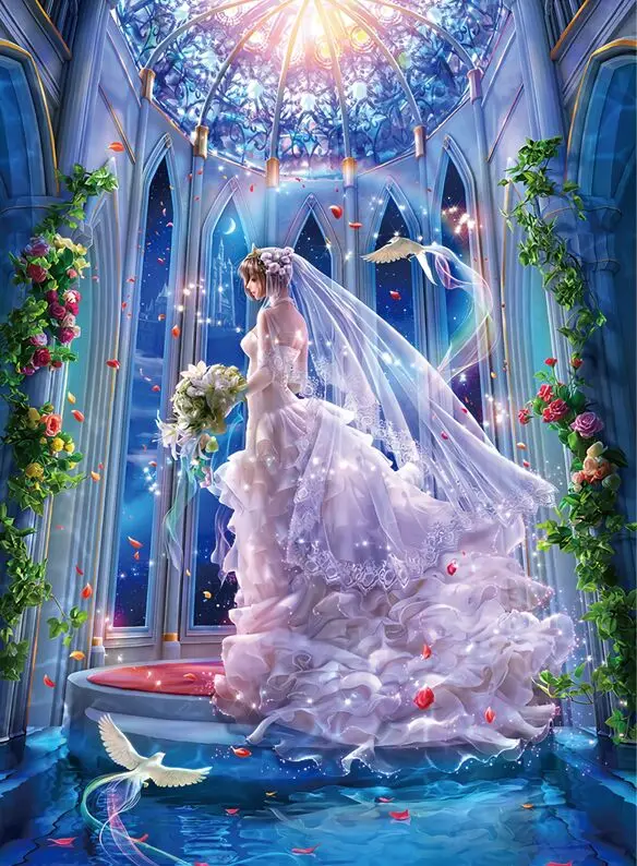 

Wedding bride The wooden puzzle 1000 pieces ersion paper jigsaw puzzle adult children's educational toys