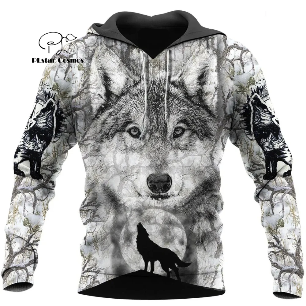 Wolf bedruckte Hoodies Männer 3d Hoodies Marke Sweatshirts Jacken Qualität Pullover Mode Trainings anzüge Tier Streetwear Out Coat-12