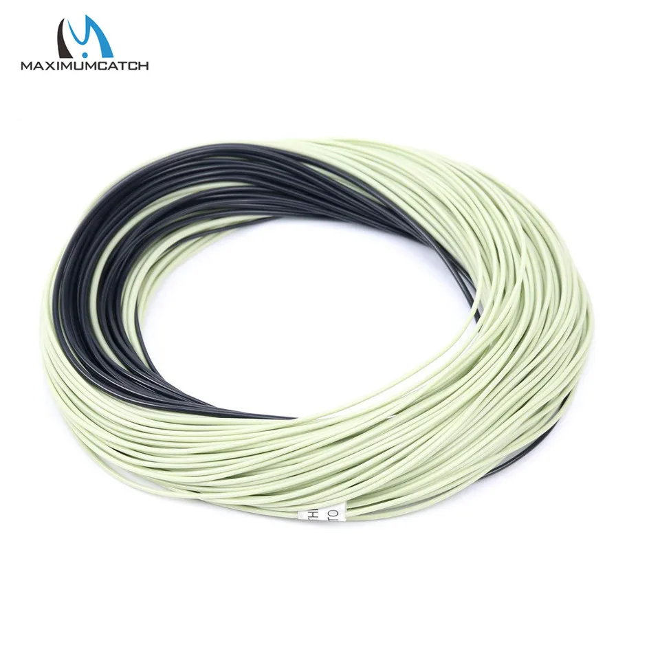 Maximumcatch 100FT 4-8wt Weight Forward Floating Fly Line with Sinking Tip Double Color Fly Fishing Line