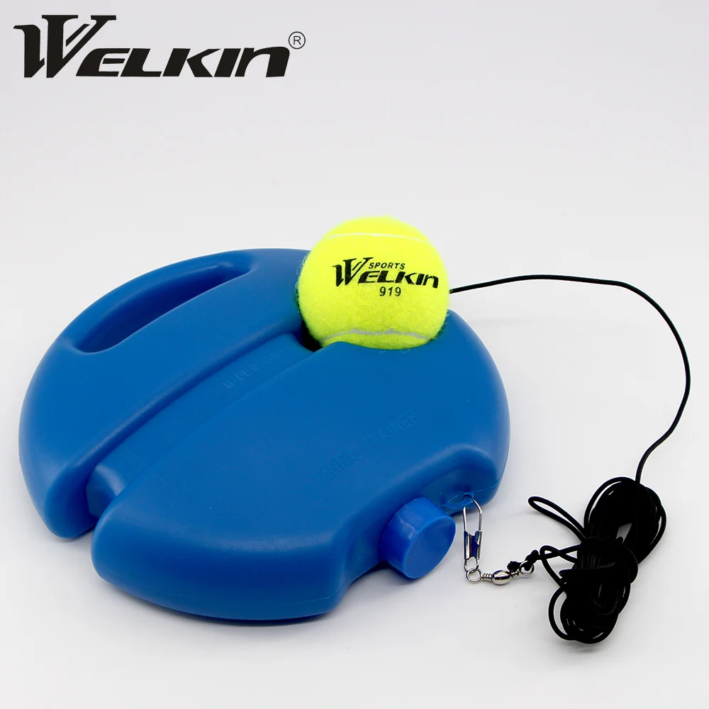 WELKIN Tennis Training Device with Ball Single Training Device Practice Tennis Self-learning Rebound Device Sparsring Device