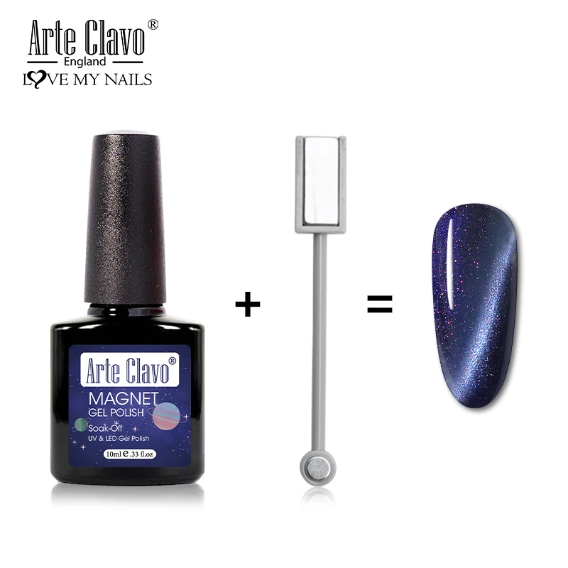 Arte Clavo 10Ml Lacquer เล็บเจลเล็บเล็บ Top Coat กึ่งถาวรเล็บเจลทาเล็บ Soak Off UV