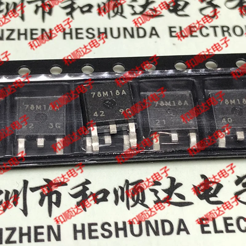 10PCS   NJM78M18DL1A  78M18A  TO-252  100% New&original