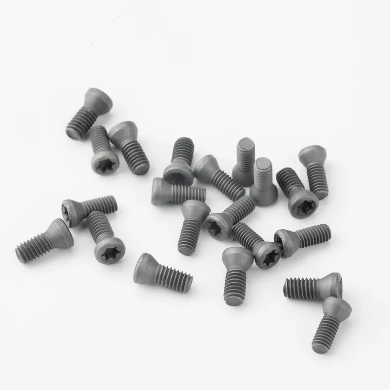 SANAI 50PCS Screw M2.2 M2.5 M3 M3.5 M4 M5 for U Drill Turning Tool Holder CNC Lathe Cutting Insert Alloy Steel Screw