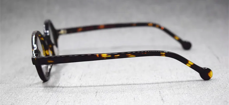 Acetat Vintage Kleine Runde Brille Männer Brillen Rahmen Frauen Optische Verordnung Spektakel Klare Brillen – Detail 22