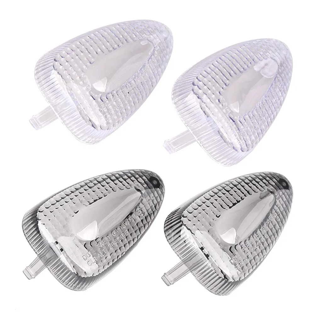 

e-Mark Motorcycle Front Turn Signal Indicator Blinker Light Lens Cover Shell Case For BMW R1200GS K1200RS K1200R Clear/Smoke