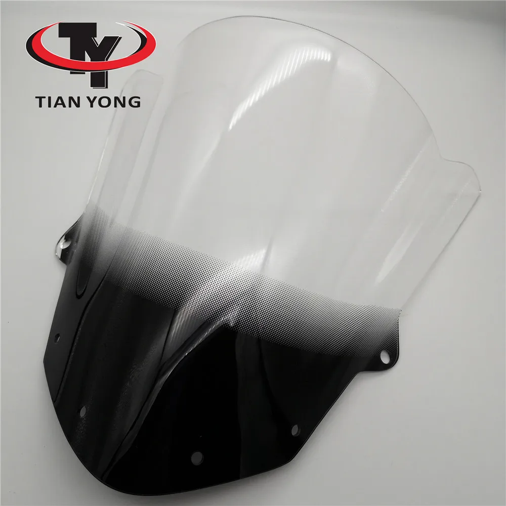 

Smoke Clear Wind Deflectore Windscreen High Quality Windshield Motorcycle For Kawasaki ZX6R ZX 6R 2009-2017