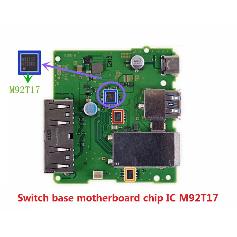 1-5Pcs M92T17 For NS Switch HDMI Video Base Motherboard Audio Chip Control IC Repair Accessories BGA rework station Soldering