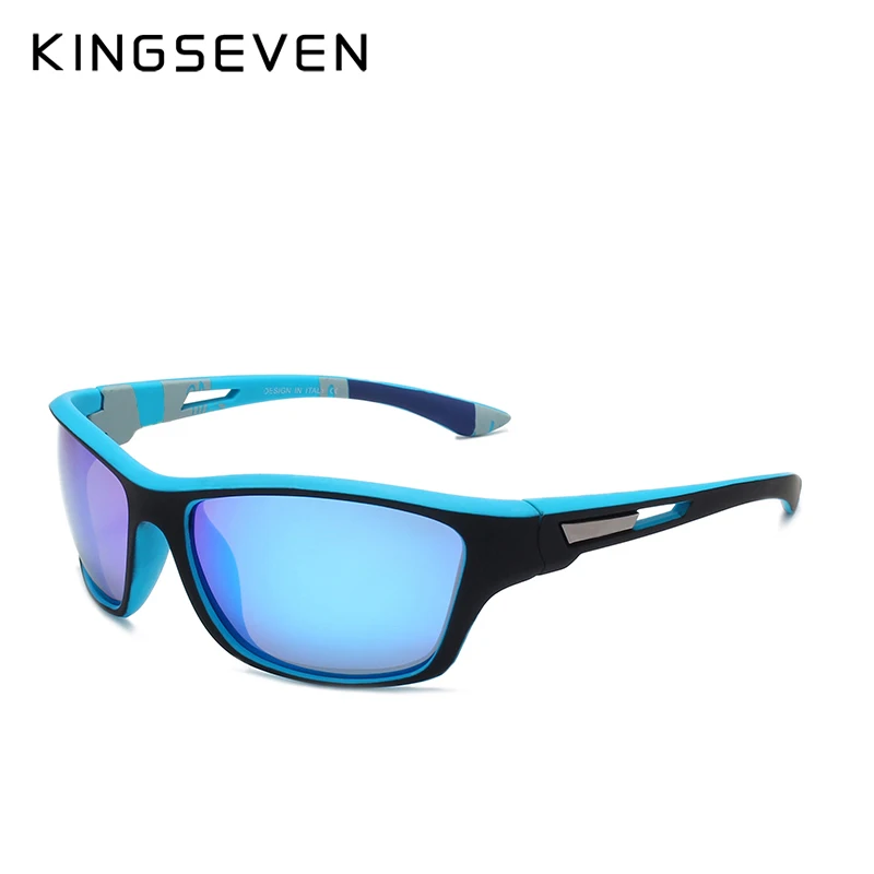KINGSEVEN موضة الاستقطاب النظارات الشمسية الرجال الفاخرة العلامة التجارية مصمم خمر القيادة نظارات شمسية الذكور UV400 769