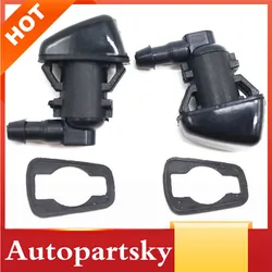 Pair of Front Windshield Washer Wiper Spray Nozzle Jet 55157319AA 4806312AA For Jeep Liberty Commander for Dodge Nitro Auto Kit