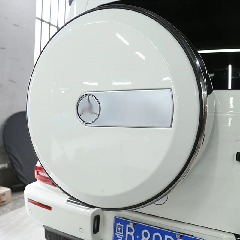 Für Mercedes Benz G Klasse W463 W464 G500 2004-2020 Auto Styling ABS Ersatz Reifen Logo Trim Dekorative Trim auto Zubehör